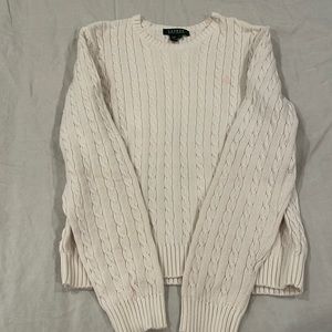 Ralph Lauren Cable Sweater Size Large